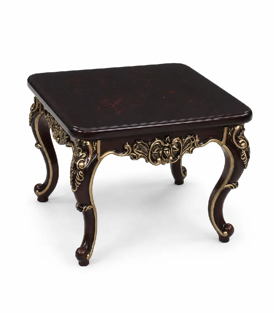ORNATE DARK WOOD GOLD CENTER TABLE.webp
