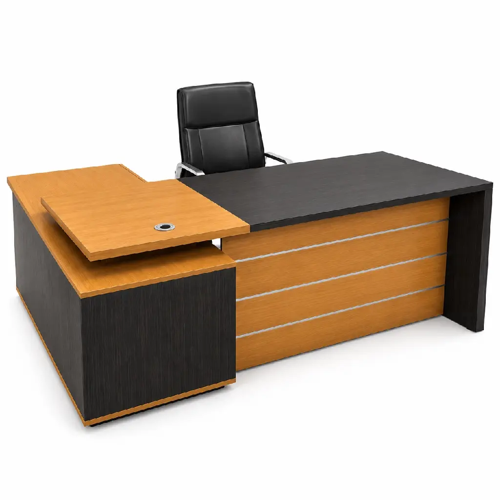 MODERN TWO-TONE L-SHAPED OFFICE DESK.webp