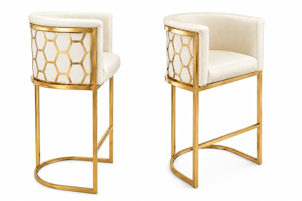 VELORA HONEYCOMB BAR STOOL