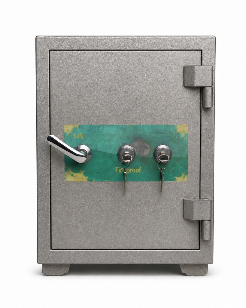 [68CM] METAL SAFE WITH KEY LOCKS
