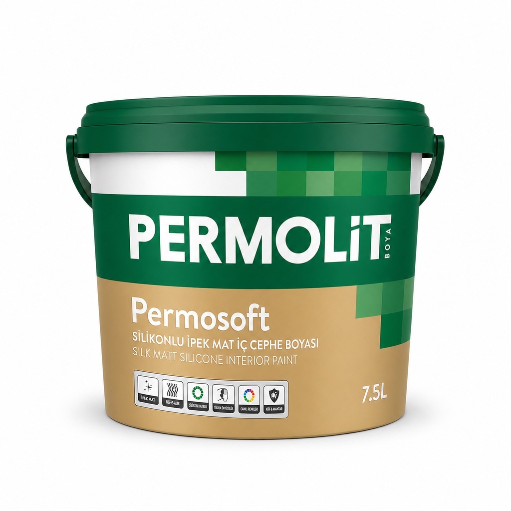[PMT-IPEK-75L-00140] PERMOLIT PERMOSOFT {IPEK MAT} INTERIOR PAINT - 7.5L (00140)