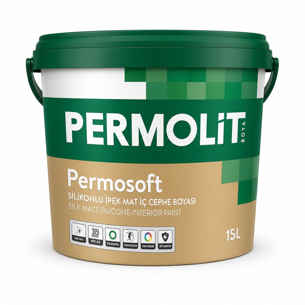 [PMT-IPEK-15L-00140] PERMOLIT PERMOSOFT {IPEK MAT} INTERIOR PAINT - 15L (00140)