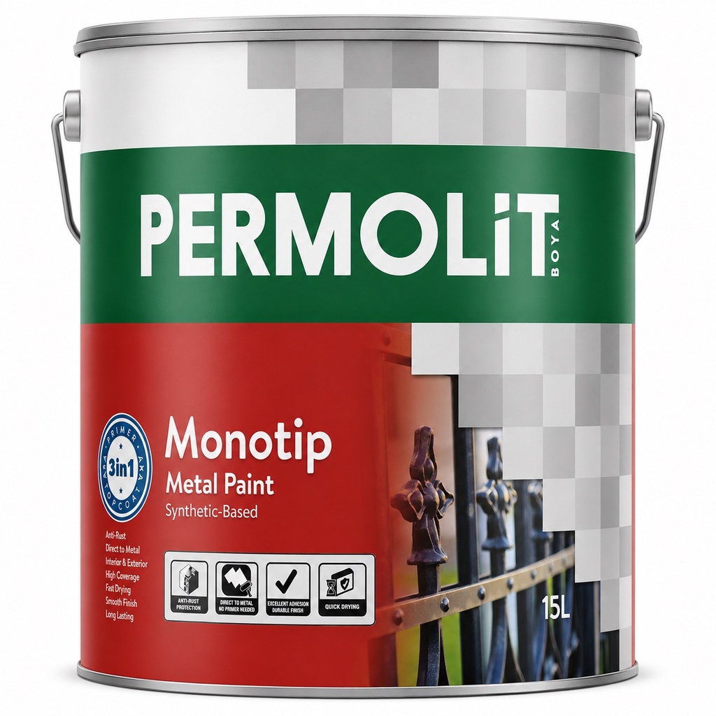[PMT-MONO-15L-9999] PERMOLIT MONOTIP ANTIRUST PAINT - 15L (9999)