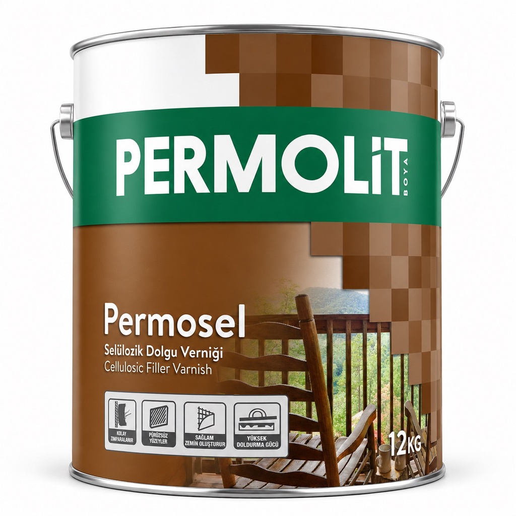 [PMT-PCGV-12KG-2031] PERMOLIT PEMOSEL CELLULOSIC GLOSS VARNISH - 12KG