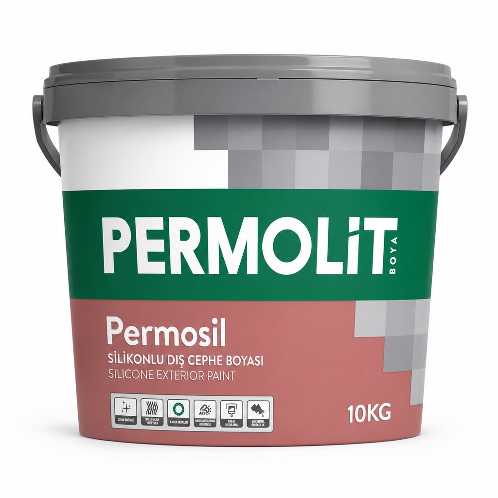 [PMT-PSIL-10KG-PBASE] PERMOLIT PERMOSIL EXTERIOR PAINT - 10KG (P-BASE)