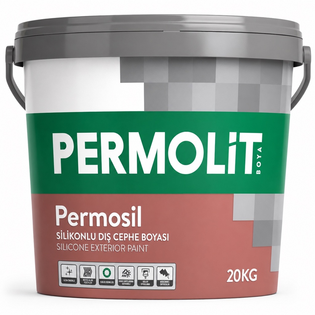 [PMT-PSIL-20KG-1603TR] PERMOLIT PERMOSIL EXTERIOR PAINT - 20KG (1603/TR)