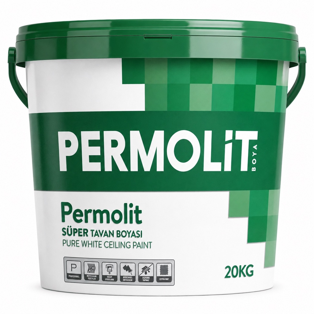 [PMT-CEIL-20KG-STD] PERMOLIT PURE WHITE CEILING PAINT - 20KG