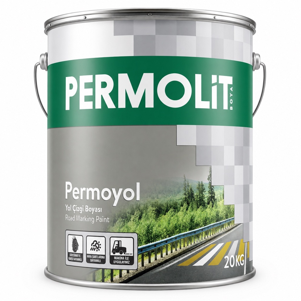 [PMT-ROAD-20KG-BEYAZ] PERMOLIT ROAD MARKING PAINT - 20KG (BEYAZ)