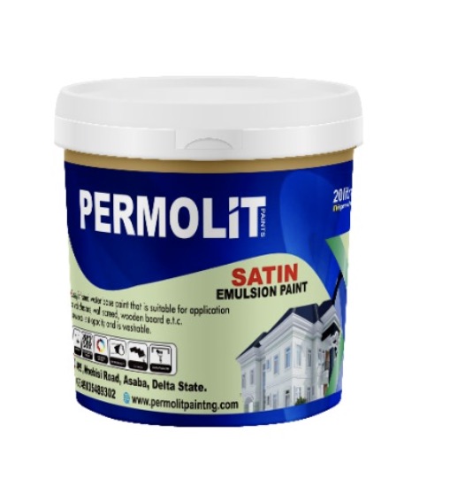 [PMT-SAT-20L-PBASE] PERMOLIT SATIN EMULSION PAINT - 20L (P-BASE)