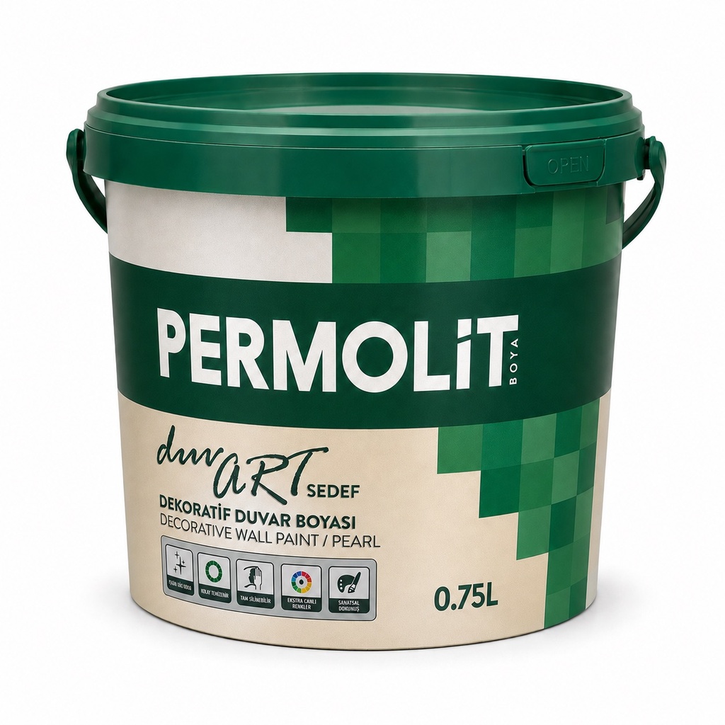 [PMT-SEDF-075L-ABASE] PERMOLIT SEDEF DUVART DECORATIVE PAINT - 0.75L (A-BASE)