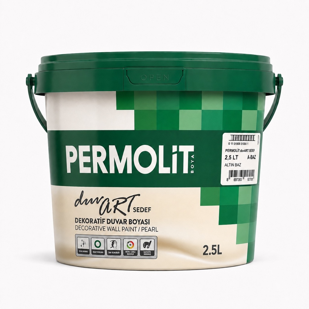 [PMT-SEDF-25L-ABASE] PERMOLIT SEDEF DUVART DECORATIVE PAINT - 2.5L (A-BASE)