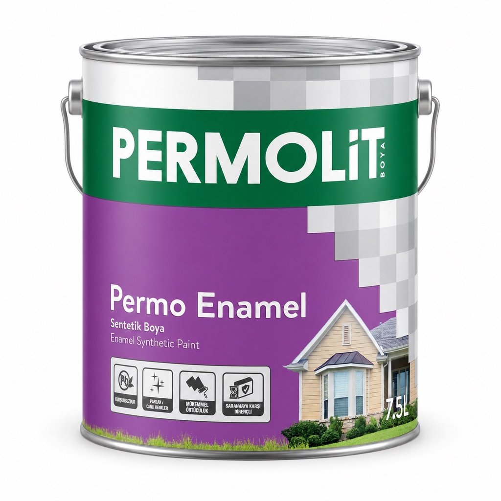 [PMT-SYN-75L-00012] PERMOLIT SYNTHETIC ENAMEL PAINT - 7.5L (00012)