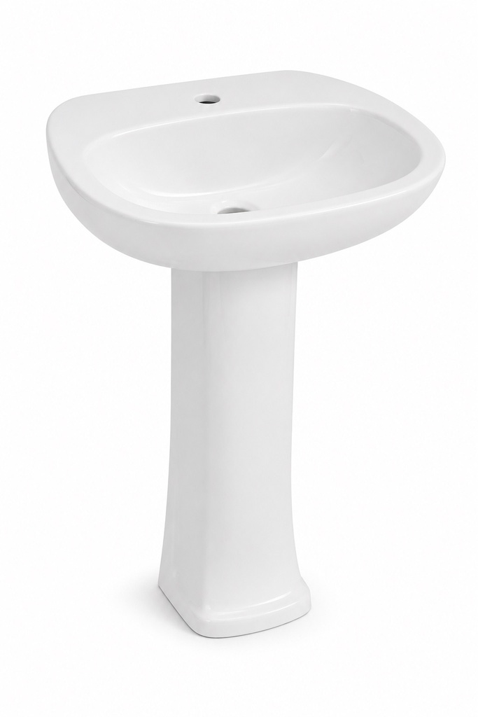 MODERN OVAL CERAMIC WASH BASIN