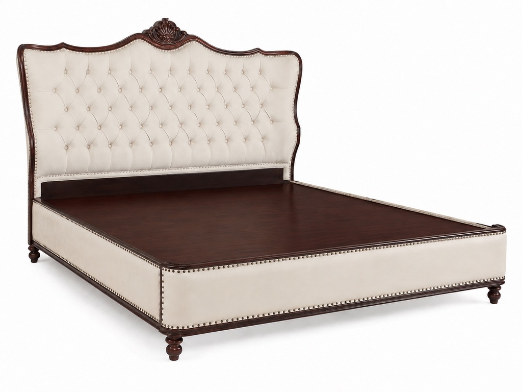 [913#] IMPERIAL CREST UPHOLSTERED BED FRAME