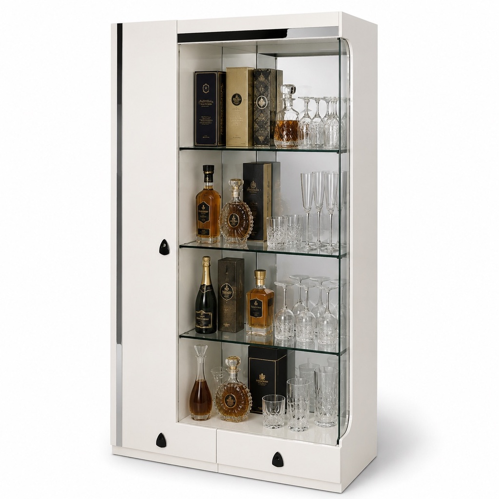 IMPERIAL RESERVE GLASS DRINKS CABINET