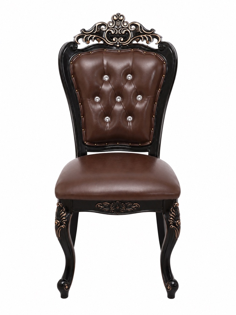 [142-1-95#] ORNATE BAROQUE-STYLE CHAIR