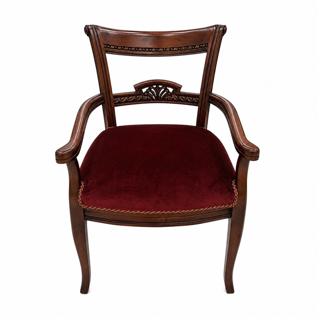 MEROVAN BURGUNDY CLASSIC ARMCHAIR