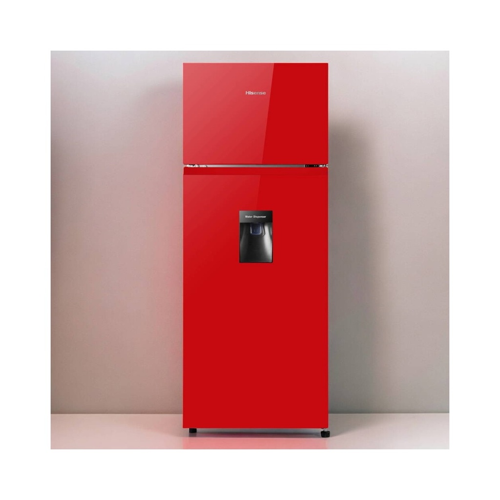 HISENSE REF 205DRB 205L RED TOP-FREEZER REFRIGERATOR WITH WATER DISPENSER