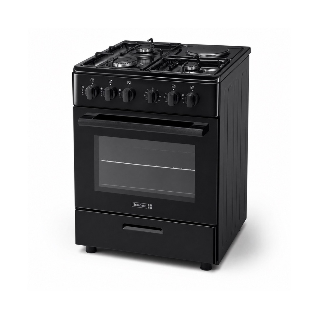 [ELEC-091] SCANFROST GAS OVEN (3+1) CK6302B BLACK