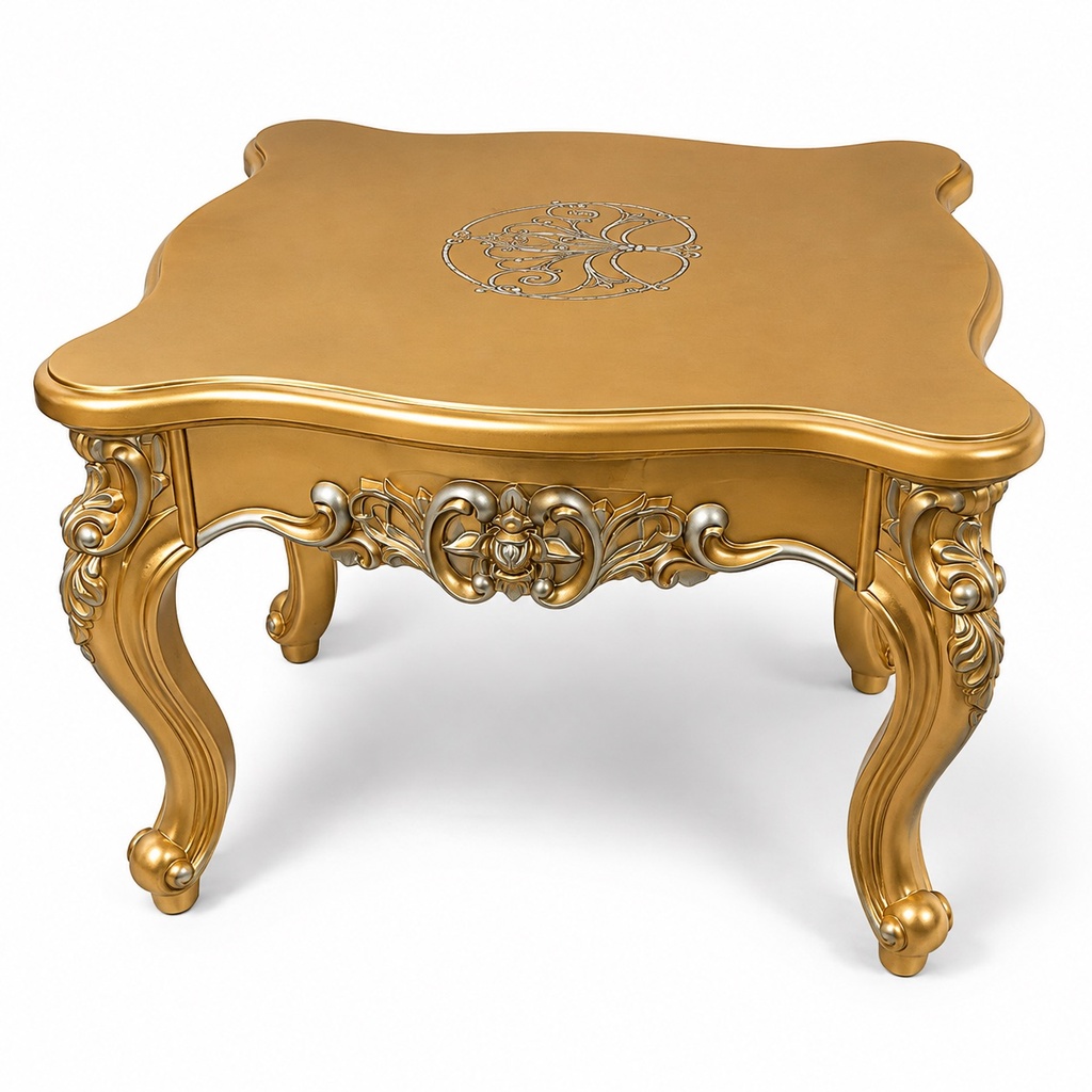 [1818#] FLORENCE ROCOCO GOLD SIDE TABLE